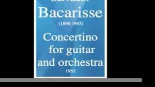 Salvador Bacarisse 18981963  Concertino for guitar and orchestra 1952 [upl. by Lennahs]