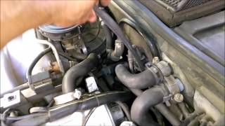 AUDI A8 42L CRANKSHAFT SENSOR HOW TO LOCATION CODE 1340 REMOVE REPLACE [upl. by Cyndy721]