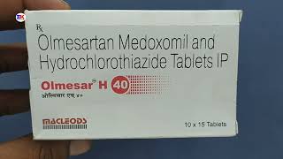 Olmesar H 40 Tablet  Olmesartan Medoxomil and Hydrochlorothiazide Tablet  Olmesar H 40mg Tablet [upl. by Oemac]