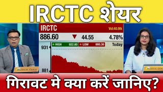 🔴IRCTC share letest news  IRCTC share next Target  irctc share news  irctc share anelysis [upl. by Asirahc356]