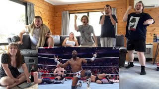 BOOKER T RETURNS REACTION  WWE Royal Rumble 2023 [upl. by Eisteb]