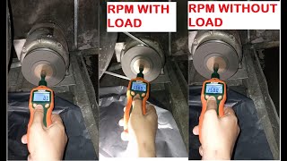 How to use Digital Tachometer RPM Meter Speed Meter for measuring the Motor RPM On amp Off Load [upl. by Bondy558]