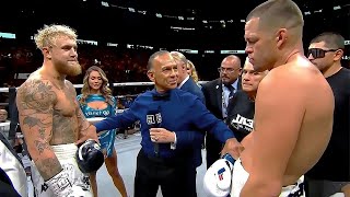 Jake Paul USA vs Nate Diaz USA  BOXING fight HD [upl. by Dona]