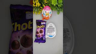 Kinder CREAMY  Shots chocolate  kinder Joy Box Popsicle shorts youtubeshorts viralvideo [upl. by Haerb]