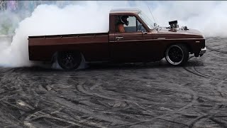 Supercharged Rotary ute Burnout [upl. by Church]