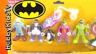 Batman Imaginext VILLAINS Set Review and Play HobbyKidsTV [upl. by Mikaela125]