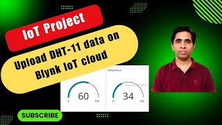 DHT11 Sensor Data to New Blynk2 0 using BlynkEdgent Method Fetch the Humidity amp Temperature Values [upl. by Loram]