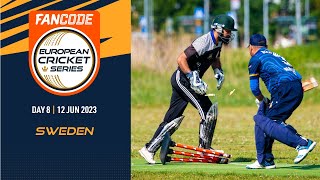 🔴 FanCode ECS Sweden 2023  Day 8  T10 Live Cricket  European Cricket [upl. by Esinaj]