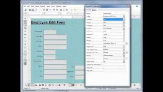 LibreOffice Base 07 Design Mode Basics [upl. by Pearman]