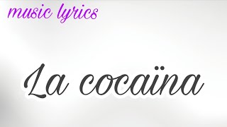 La cocaïna  lyricsparoles [upl. by Aiseneg]