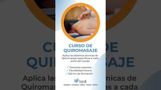 CURSO DE QUIROMSAJE✨ Una de las profesiones con más demanda shorts quiromasaje curso [upl. by Jillene]