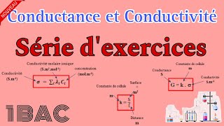 Série dexercices  Conductance et conductivité  Chimie  1 BAC BIOF [upl. by Nitsuj]