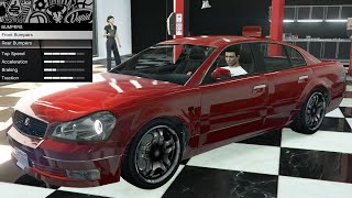 GTA 5  OG Vehicle Customization  Karin Intruder InfinitiLexus [upl. by Okiram990]