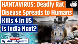 Deadly Rat disease Hantavirus with no cure spreads to Humans  Is India safe  UPSC [upl. by Garlan]