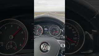 Golf 15 Tsi ACT 150 Hp Dsg Top Speed 246 KM [upl. by Nosniv]