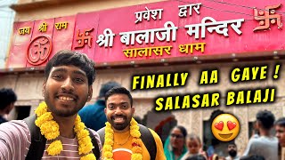 Salasar Balaji Mandir Aa Gaye 😍 सालासर बालाजी मंदिर  Vibhu Varshney [upl. by Lillie714]