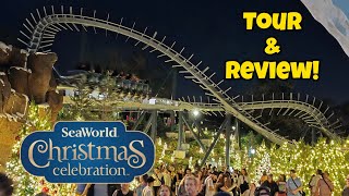 SeaWorld Orlando Christmas Celebration Tour amp Review 2024 [upl. by Hirai]