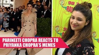 Parineeti Chopra REACTS On Trolls Targeted at Priyanka Chopra [upl. by Balfour]