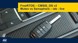 FreeRTOS on STM32 v2  18c Mutex vs Semaphore  LIVE lab [upl. by Netram]