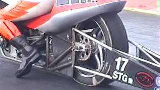 Yamaha RD 350 two stroke drag race [upl. by Celinda]