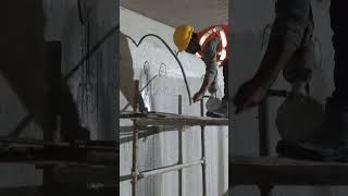 Shocket grouting in RWall construction waterproofing viral [upl. by Reade]