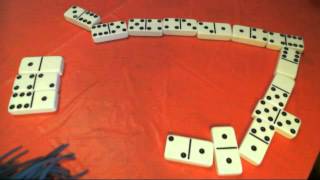 HOW TO PLAY DOMINOES  What happens when you run out of dominoes [upl. by Aehtorod58]