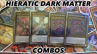 Dark Matter Hieratic Combo Video  THAT 2 CARD OTK [upl. by Amador]