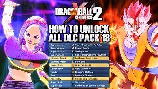 FREE DLC 18 How To Unlock EVERYTHING New amp Hidden  Xenoverse 2 ALL CAC Skills Costumes amp Auras [upl. by Olatha682]