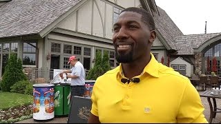 Celebrity sightings at Maple Grove golf tournament [upl. by Attaynek]