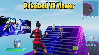 Pxlarized VS Best Viewer Player 1v1 Buildfights [upl. by Oxley]