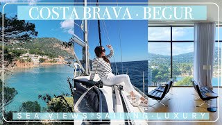 VLOG Weekend Getaway to Begur Costa Brava  2 of the BEST hotels 💙 [upl. by Threlkeld]