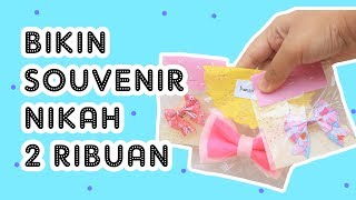 Tutorial Bikin Souvenir Nikah Sendiri Murah DIY Eps 24  Asakecil [upl. by Talie]