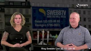 Ring Swebbtv Live 319 med Katerina Janouch och Lennart Matikainen [upl. by Burford]