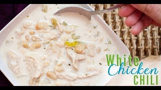 White Chicken Chili  Devour Dinner [upl. by Corbie847]