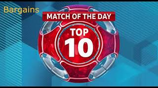 Match of the Day Top 10 Bargains [upl. by Egroej]