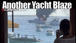 Betting Man Loses His Yacht in Massive Blaze  SY News Ep242 [upl. by Holsworth]