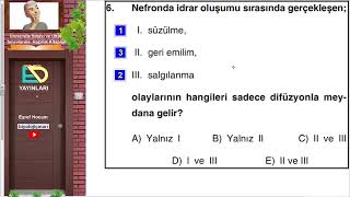 Üriner sistemin sorularla tekrarı Biyoloji Çınarı  Eşref Hocam [upl. by Frydman990]