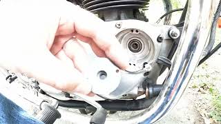 Wassel Vape ignition install on POS ground Triumph Bonneville [upl. by Mccollum4]