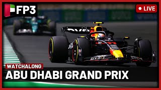 F1 Live  Abu Dhabi GP Free Practice 3 Watchalong  Live timings  Commentary [upl. by Buzzell580]