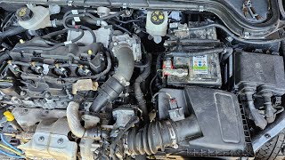 How to Change Battery On Ford Focus MK4 [upl. by Meares762]