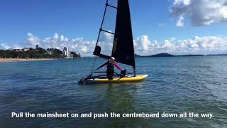 TIWAL TIPS a tutorial on how to sail off the beach in an onshore breeze [upl. by Areis436]