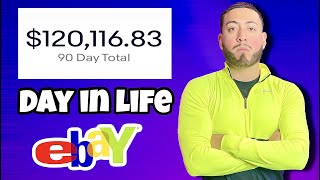 Day in the life of a full time eBay Reseller 100K  90 day total  25 years old [upl. by Nylak702]