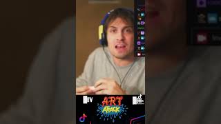 Questo è ART ATTACK🤣 twitchita funnyvideos twitch memeita memeitaliani [upl. by Elleirua86]