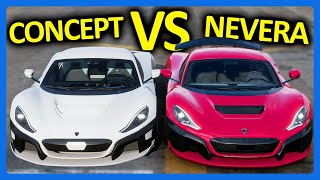 Forza Horizon 5  Is The Rimac Nevera Better Than The Rimac Concept Two [upl. by Rorie]