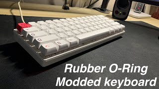 This Mod Made My Keyboard Feel Slightly More Expensive  Gummy ORing Mod [upl. by Kantor815]