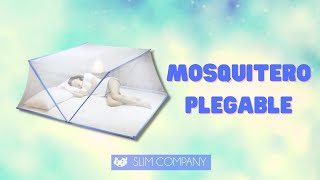 Mosquitero Plegable Para Cama de 67 X 124 Cm con Forma de Tienda de Campaña │ Slim Company [upl. by Jairia]