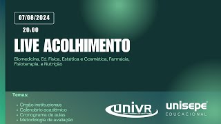 LIVE DE ACOLHIMENTO [upl. by Edgell]