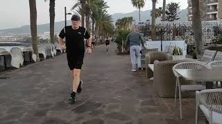 Morning walk by the Sea side going towards Troya Beach tenerife viral nature seaside beach [upl. by Obed]