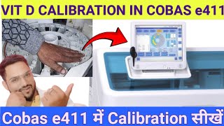 Calibration process in cobas e411  Roche Hitachi Cobas e411 Manual pdf procedure daily maintenance [upl. by Hurwitz]