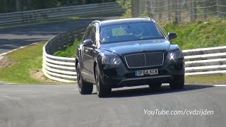 Bentley‬ ‪Bentayga‬ Testing on the Nurburgring [upl. by Llenehs]